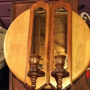 Home Interiors. Pair of decorative candleholders.